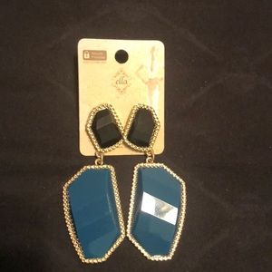 Blue earrings
